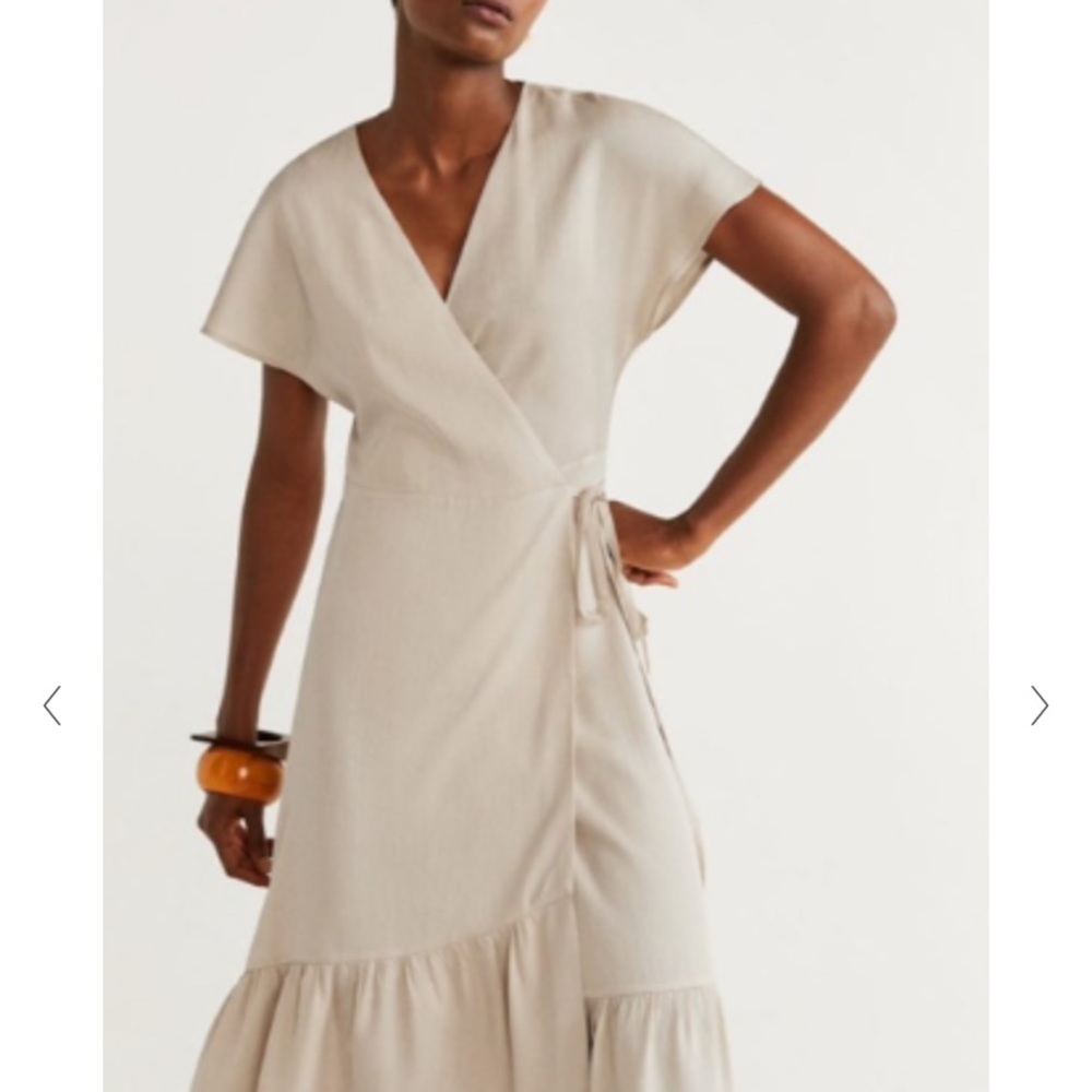 Mango wrap dress